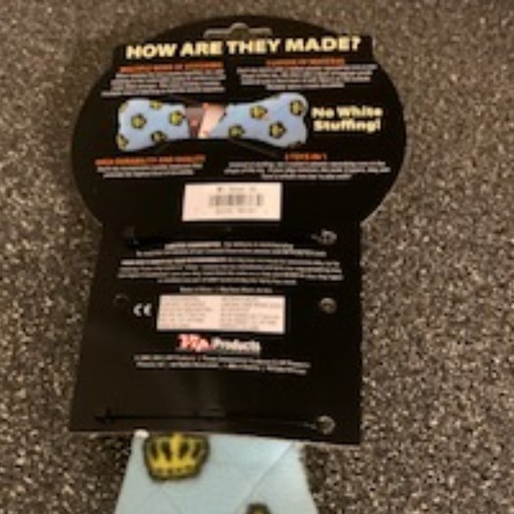 MIGHTY- No Stuff Bone-Blue– Squeaky Plastic Core. 2-in-1 Toy. - Picture 3 of 7